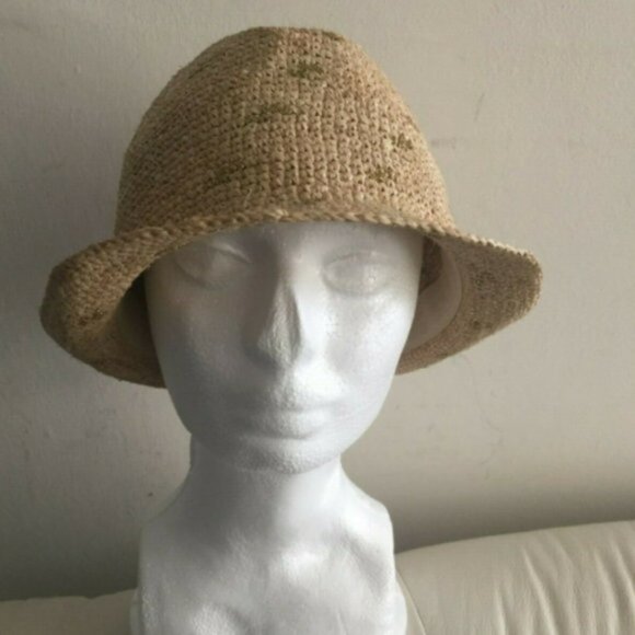 & Other Stories Shimmer Natural Gold Straw Hat 6 main image 4